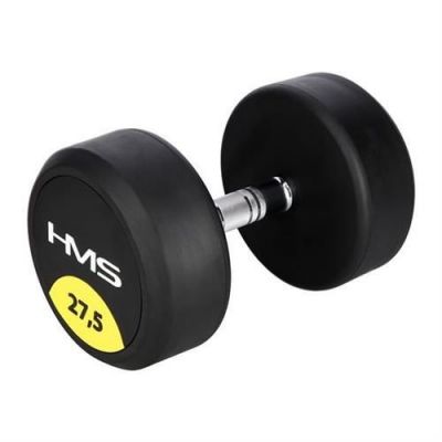Rubber-coated dumbbell 27.5kg HMS HG PRO 27.5