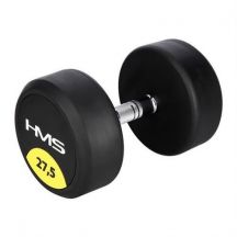 Rubber-coated dumbbell 27.5kg HMS HG PRO 27.5