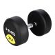 Rubber-coated dumbbell 27.5kg HMS HG PRO 27.5