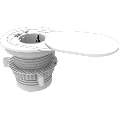 Fellowes 100137178 2m Power Strip 1 x Network Socket Indoor White