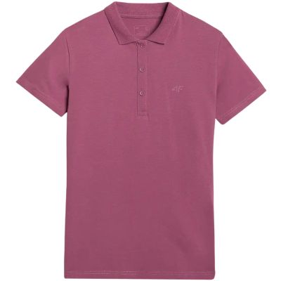 11. Women's polo shirt 4F F554 burgundy 4FWAW25TPTSF554 60S