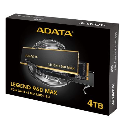 7. ADATA Legend 960 MAX 4TB M.2 2280 PCI-E x4 Gen4 NVMe SSD