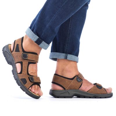 5. Rieker M 26156-25 RKR447B Velcro Sandals
