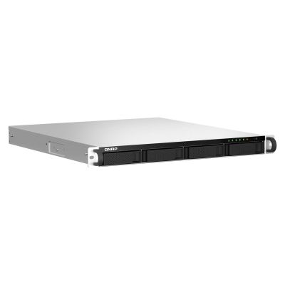 2. Qnap TS-464U-8G, 1U, 4 x 2.5"/3.5" SATA, Intel Celeron N5105/N5095 4C/4T, 8GB RAM onboard (not expandable), 2 x 2.5GbE, Single PSU (not upgradeable to RP)