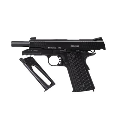 9. RANGER 1911 Tactical KWC air pistol cal. 4.5 BBs BLOW BACK 17 shots FULL METAL CO2 (AAKCMB770AZB)