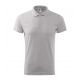 5. Malfini Single J. M MLI-20203 light gray melange polo shirt