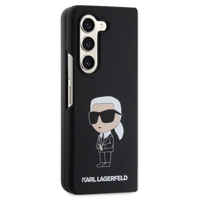 5. Karl Lagerfeld KLHCZFD5SNIKBCK Z Fold5 hardcase black/black Silicone Ikonik