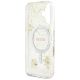 7. Guess Resin Flowers Glitter MagSafe iPhone 16 Case - Beige