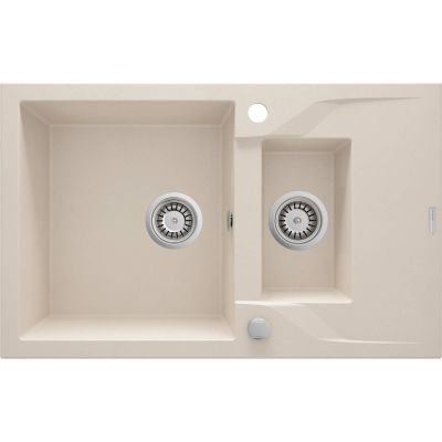 1.5-bowl granite sink with drainer ZQN 5513 5908212093696
