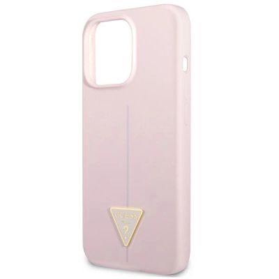6. Guess Silicone Triangle Case for iPhone 13 Pro / 13 6.1" - Purple