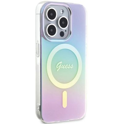 4. Guess GUHMP15XHITSU iPhone 15 Pro Max 6.7" purple/purple hardcase IML Iridescent MagSafe