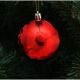 31. DECORATIVE PLASTIC BAUBLE SAFE 9 PCS DIA 60MM RED