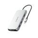 Orico XCR 12in1 USB-C Docking Station 2x USB-A 3.1 1x USB-A 2.0 1x USB-C PD 100W 1x USB-C 3.1 2x HDMI 2.0 4K 60 Hz 1x VGA 1080p 1x SD 3.0 1x microSD 3.0 1x RJ45 Gigabit Ethernet 1x audio CTIA 3.5 mm - Gray