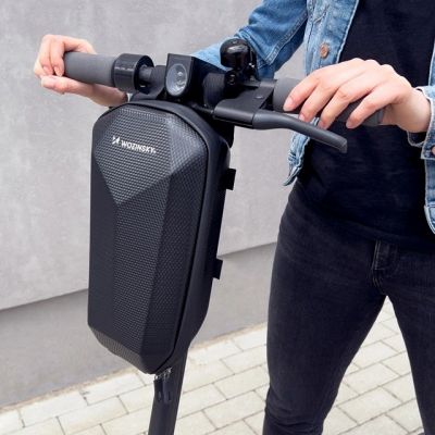 16. Wozinsky Waterproof Scooter Handlebar Bag, Scooter Bag, 4 L, Black (WSB2BK)