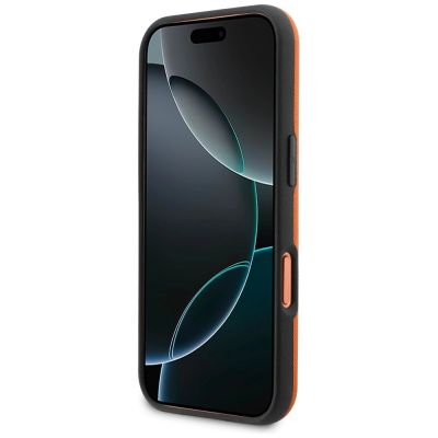 5. BMW M FW Metal Logo MagSafe Case for iPhone 17 Pro Max - Orange