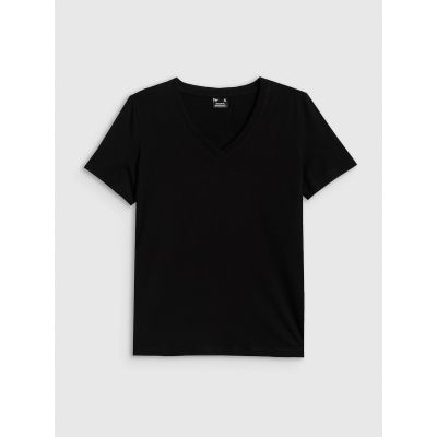 3. Women's regular plain T-shirt 4F 4FRMM00TTSHF3618-20S