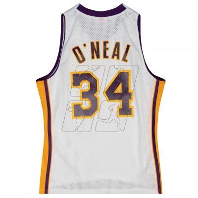 7. Mitchell &amp; Ness Los Angeles Lakers NBA Shaquille O&#39;Neal T-shirt M SMJY4442-LAL02SONWHIT