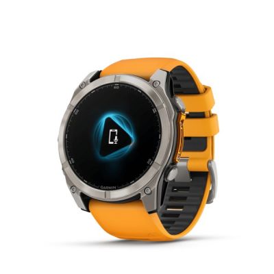 5. Garmin Fenix 8 AMOLED Sapphire Titanium Spark Orange Watch