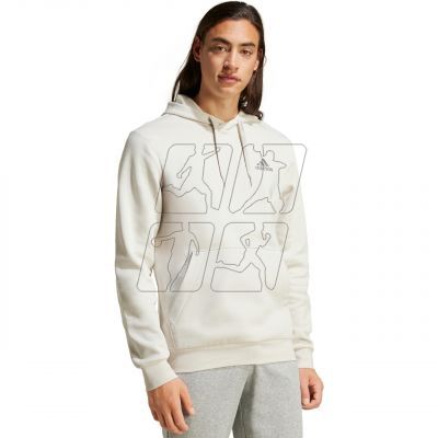 4. adidas Essentials Fleece Hoodie M IZ4760