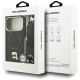 10. Karl Lagerfeld Big Strap Karl Metal Logo MagSafe Case for iPhone 17 Pro - Black