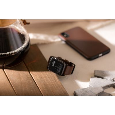 13. Nomad NM1A4RBM00 Smart Personal Accessory Band Brown Leather