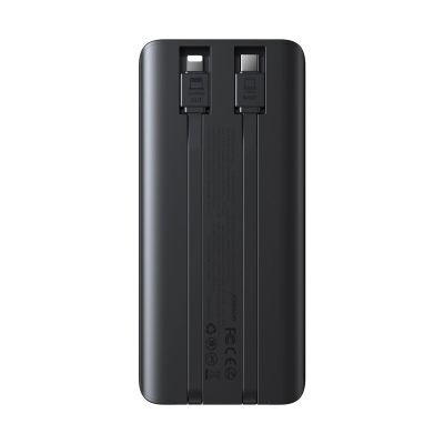 3. Joyroom JR-PBF19 22.5W 10000mAh Powerbank with Two Built-in Cables - Black