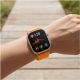 4. Tech-Protect Nylon Strap for Huawei Watch Fit 3 / 4 / 4 Pro / 5 / 5 Pro - Orange