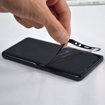 17. 3D Edge Nano Flexi Glass Hybrid Full Screen Protector with frame for Xiaomi Mi 11 transparent