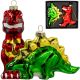 MICA GLASS DINOSAUR BAUBLE