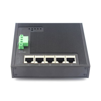 16. Digitus 5-Port Gigabit Ethernet Network Switch, Flat, Industrial, Unmanaged
