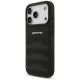 2. Mercedes AMG Leather Debossed Lines Logo case for iPhone 18 Pro / 17 Pro - black