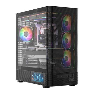11. MODECOM VOLCANO AQ 400 ARGB MIDI BLACK CASE