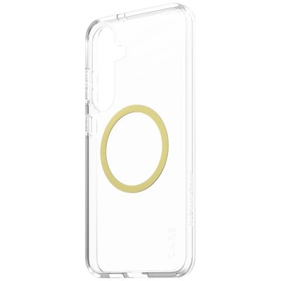 3. CARE by PanzerGlass Flagship Urban Combat Chardonnay QI Case for Samsung Galaxy S25+ - Transparent