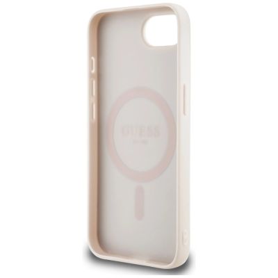 7. Guess 4G Flowers Print MagSafe iPhone 16e Case - Pink