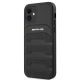 2. AMG Leather Debossed Lines case for iPhone 12 mini - black