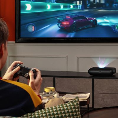 22. Yaber K300s Multimedia Laser RGB FullHD 1080p Projector with JBL Speakers - Black