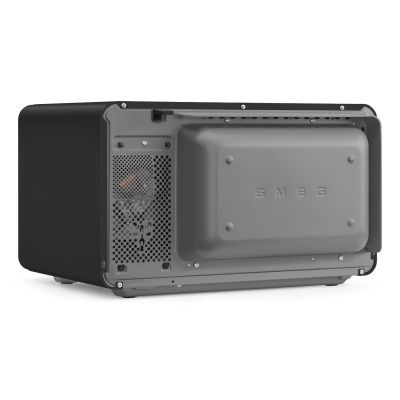6. Smeg MOC02BLMEU Microwave Oven Black Combination Microwave Oven Countertop 27 L 900 W