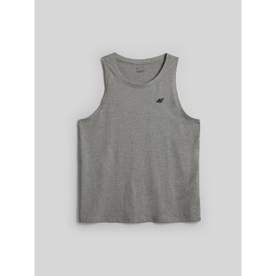 2. Regular sleeveless shirt for men, smooth, 4F 4FRSS26TSLEM367-27M