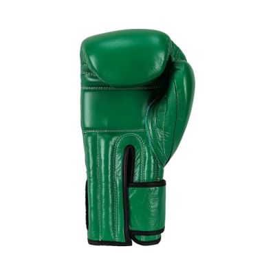 5. RBT-GREENSTRIKE Leather Boxing Gloves 12 oz Green