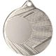 14. SILVER MEDAL WITH SPACE FOR A STICKER, DIAMETER 50mm