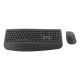 2. Logitech Signature Comfort Plus Combo MK880 for Business Keyboard Mouse Included Universal USB + Bluetooth QWERTZ German Graphite