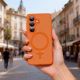 8. Tech-Protect Magmat MagSafe Case for Samsung Galaxy S26 - Orange Matte
