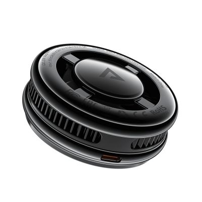 4. Acefast E47 Qi2 25W Magnetic Wireless Charger with Cooling - Black