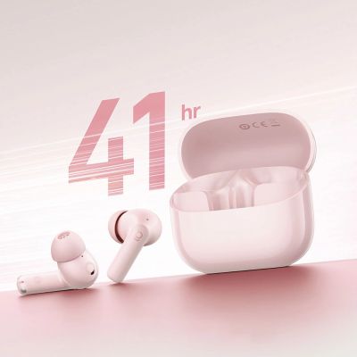 13. Baseus Bass EP10 TWS wireless in-ear headphones with ANC - pink