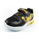 3. Leomil children's sports shoes Pokemon sneakers lightweight with velcro LED black yellow