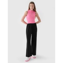 Women's 4F 4FRAW24TTROF1352-20S Velour Wide Leg Sweatpants