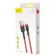 9. Baseus Cafule USB-A / Lightning 2A QC 3.0 cable 3 m - red