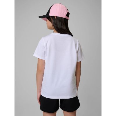 2. Girls’ Plain Regular-Fit T-Shirt 4F 4FJRMM00TTSHF3553-10S