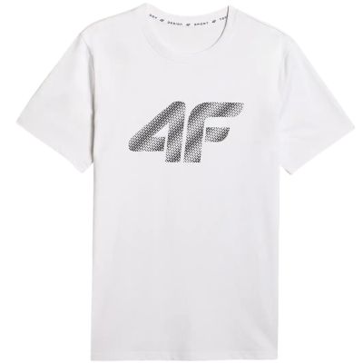 2. Men's T-shirt 4F M3342 white 4FWMM00TTSHM3342 10S