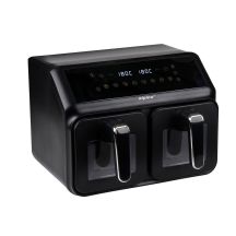 ALPINA Air Fryer 2 × 4 L, 2200 W, black